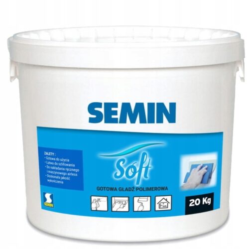 SEMIN Soft gotowa gładź gipsowa polimerowa 20KG