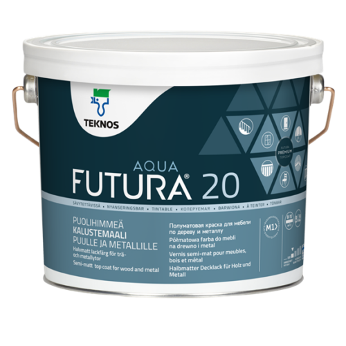 Półmatowa farba do mebli TEKNOS FUTURA AQUA 20
