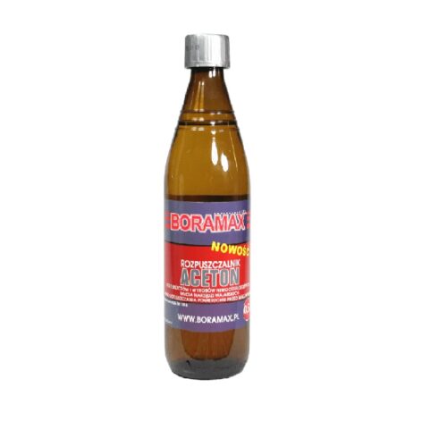 Aceton (Rozpuszczalnik) BORAMAX 0,5L