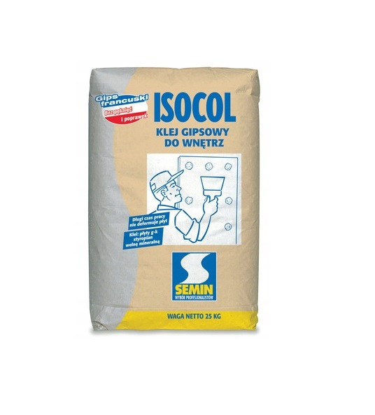 Klej Gipsowy SEMIN ISOCOL 25kg
