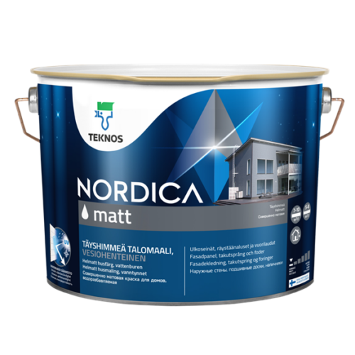 Wodorozcieńczalna Farba Do Drewna TEKNOS NORDICA MATT 9L